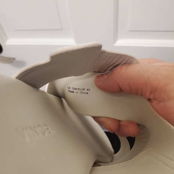 VINCE Tenison Espadrille Sandstone In Color Leather Sandals Size 10M, Stylish - Picture 10 of 11